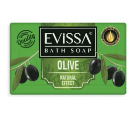 Банное глицериновое мыло EVISSА пвх пленка, 150 гр., оливка М4063 