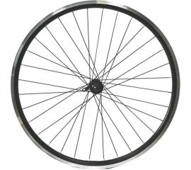 Переднее колесо Black Aqua 26"", двойной алюминиевый обод, промподшипник, эксцентрик, V-brake WSM-26F 2007000051696 