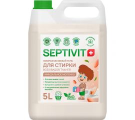 Гель для стирки SEPTIVIT ""Миндальное молочко"", 5л 134_5 