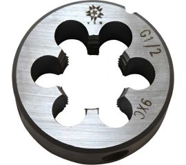 Плашка TLX трубная цилиндрич. G 1/4"", 19 ниток/дюйм, dнар.38мм 9ХС 66562 