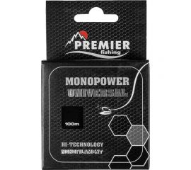 Леска Preмier fishing мonopower universal 0.10мм/100м, clear nylon pr-мu-t-010-100 00000281007 