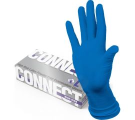 Латексные перчатки повышенной прочности CONNECT 50 шт., размер L CТ0000003300 