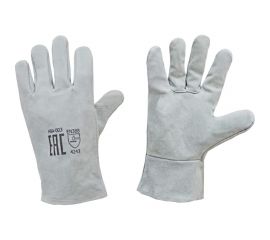 Перчатки Optima спилковые, серые HBA-003 