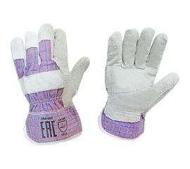 Спилковые комбинированные перчатки Optima Ангара HBA-001 