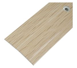 Порог-стык Трибатрон АЛ-125 (1 м; декор под дерево; белёный дуб) 87837 