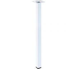 Ножка Tech-Krep металл, квадрат, нерегулируемая, 25x25x700 мм, белая - накл. 152134 