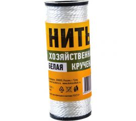 Хозяйственная крученая нить Домашний Сундук D-1.2 мм L-50 м белая 4603727951103 