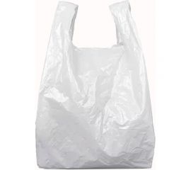 Пакет-майка ВОЛГА ПОЛИМЕР белый с ручками 100 шт, полиэтиленовый 43х72 см Т3105 
