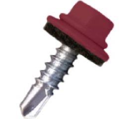 Кровельный саморез Daxmer 4,8х19 RAL 3003, сверло №2, 400 шт. 310453 