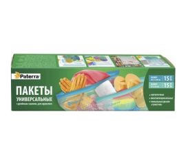 Универсальные пакеты PATERRA Геометрия с двойным замком, 30 шт в упаковке 109-210 
