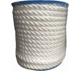 Полипропиленовый канат АзотХимФортис тросовой свивки 16 мм 50 м белый 73631 