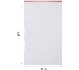 Пакет PACK INNOVATION с замком Zip-Lock, 10x15 см, 40 мкм, 500 шт IP00101540-5 