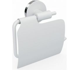 Держатель для туалетной бумаги с крышкой Fora LORD белый FOR-LORD015WT 