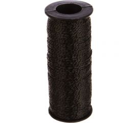 Крученая двухпрядная нить ПП, черная, 50 м, 1.3 мм Tech-Krep 139900 
