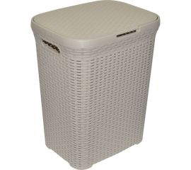 Корзина для белья Violet Ротанг 60 л латте 186020 