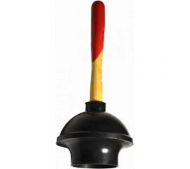 Вантуз двойной с деревянной ручкой Санакс d140мм 770922 