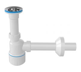 Сифон для умывальника, выпуск 64мм, длина винта 65 мм, выход прямая труба 32 мм Nova 1012 