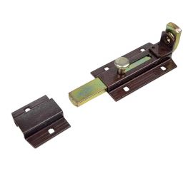 Прямой усиленный засов для навесного замка ALDEGHI LUIGI SPA 147x52 мм, бронза 256AB15 