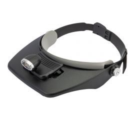 Лупа (налобная, 1.2/1.8/2.5/3.5x, с подсветкой, 2 LED) Pro Legend PL4409 