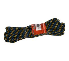 Плетеный шнур Tech-Krep ПП, 12 мм, с сердечником, 24-прядный, высокопрочный, цветной, 10 м 139916 