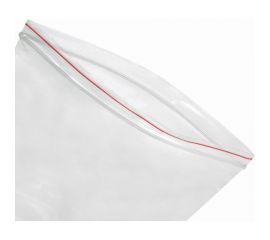 Пакеты с замком/зиплок-гриппер BRAUBERG, 100 шт, 200х300 мм, ПВД, толщина 40 микрон 606216 