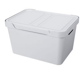 Универсальный ящик Econova Luxe с крышкой, 380х276х220 мм, 18 л светло-серый 433205830 