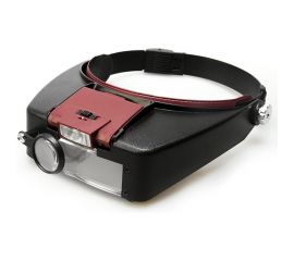 Лупа (налобная, 1.5/3.0/8.5/10.0x, с подсветкой, 2 LED) Pro Legend PL4411 