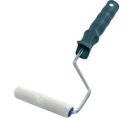 Малярный мини-валик РемоКолор ""Велюр"" с рукояткой, ось 6 мм, D 15 мм, 100 мм 06-1-926 