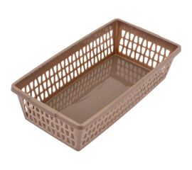 Корзина для хранения Martika Велетта 21x11x5 см, коричнево-серая С711КСЕР 