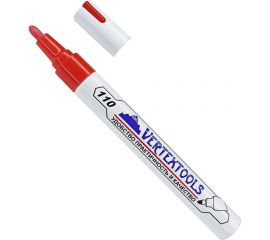 Строительный маркер-краска vertextools красный 0020-03 