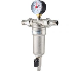 Фильтр промывной с манометром для горячей воды PROFACTOR 1/2" PF FS 239G 