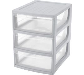 Органайзер Econova формат А5, 3 ящика, 195х254х264 мм, светло-серый 433223730 