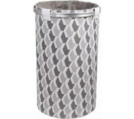 Корзина для белья FIXSEN на завязках, 80 л, серая FX-1033A 