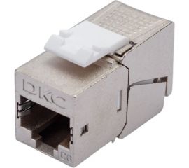 Модуль keystone DKC rj45 cat6 экранированный(stp), 90 градусов, серебристый(форм-фактор s19) RNK6F90TL 