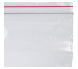 Пакеты с замком/зиплок-гриппер BRAUBERG, 100 шт, 120х170 мм, ПВД, толщина 35 микрон 606212 