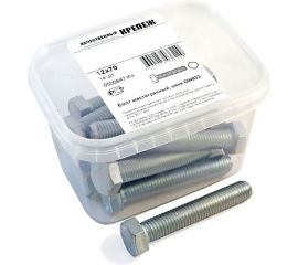 Болт с ш\г Качественный КРЕПЕЖ полная резьба DIN 933 558 12x70 14 шт 0500847 КЧ 