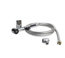 Гигиенический душ Vanstore с кнопкой подачи воды и шлангом 1,5 м хром, аналог 54820 172-90 