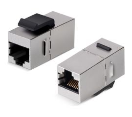 Проходной экранированный адаптер формата Keystone Cabeus RJ45-RJ45 (8p8c), категория 5е, CA-KJ-8p8c-C5e-SH 