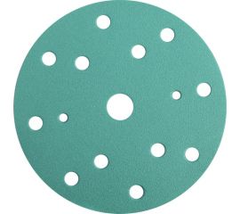 Круг абразивный на пленке GREEN (100 шт; 150 мм; P220; 15 отверстий) RADEX 661508 