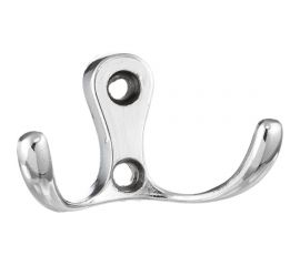 Крючок Tech-Krep 207, 2-х рожковый, хром 1 шт 129921 