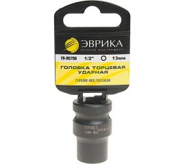 Головка торцевая 6-гранная ударная (13 мм; 40 мм; 1/2"") с держателем ЭВРИКА ER-95706H 