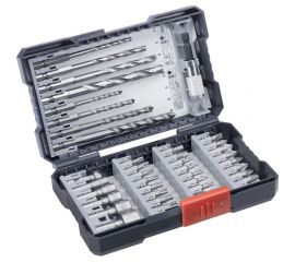 Набор бит, сверл, головок, 39 предметов, кейс kwb 108960 