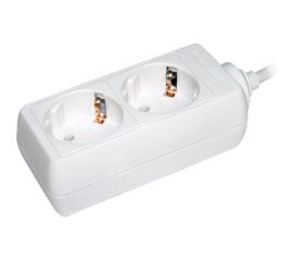 Удлинитель IEK У02 2 места, 2Р+РЕ, 5 метров, 3х1мм2, 16А/250 WYP10-16-02-05-Z-N 