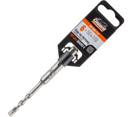 Бур сверло 6x50x110 мм, SDS-plus, Quadro-x GEPARD GP1206-110 