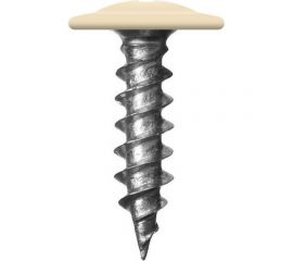 Саморез крепежная техника прессшайба, RAL 1014 слоновая кость, 4,2x16 острый, 50 шт. 10752 