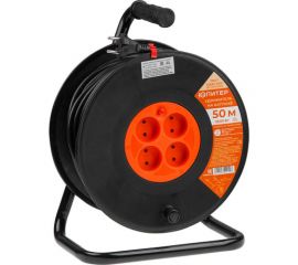 Удлинитель на катушке ЮПИТЕР 50 м 4 розетки 3,5 кВт JP8403-03 