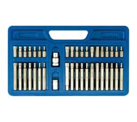 Набор бит HEX, TORX, SPLINE (40 предметов; 1/2"") VOREL 66410 