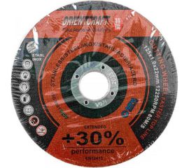 Диск отрезной по металлу Perfomance (10 шт; 125x1x22.2 мм) Orientcraft PE1251022210 