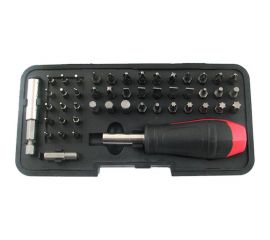 Набор бит CNIC WX-MP48 с рукояткой и магнитным держателем, сталь S2, 48 шт. 56949 