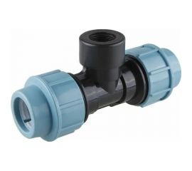 Тройник компрессионный ПНД 20 мм, 3/4F AV Engineering AVE1082034 